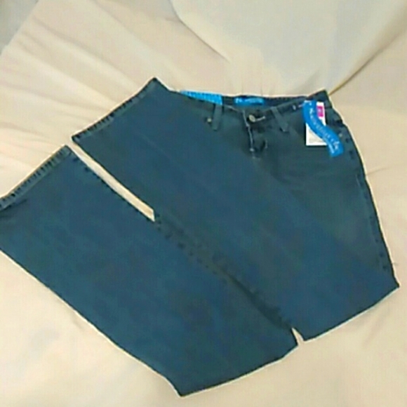 Womens Jeans Bootcut Long Lean tags Small Sketchers lightweight fabric low-rise - Picture 5 of 7